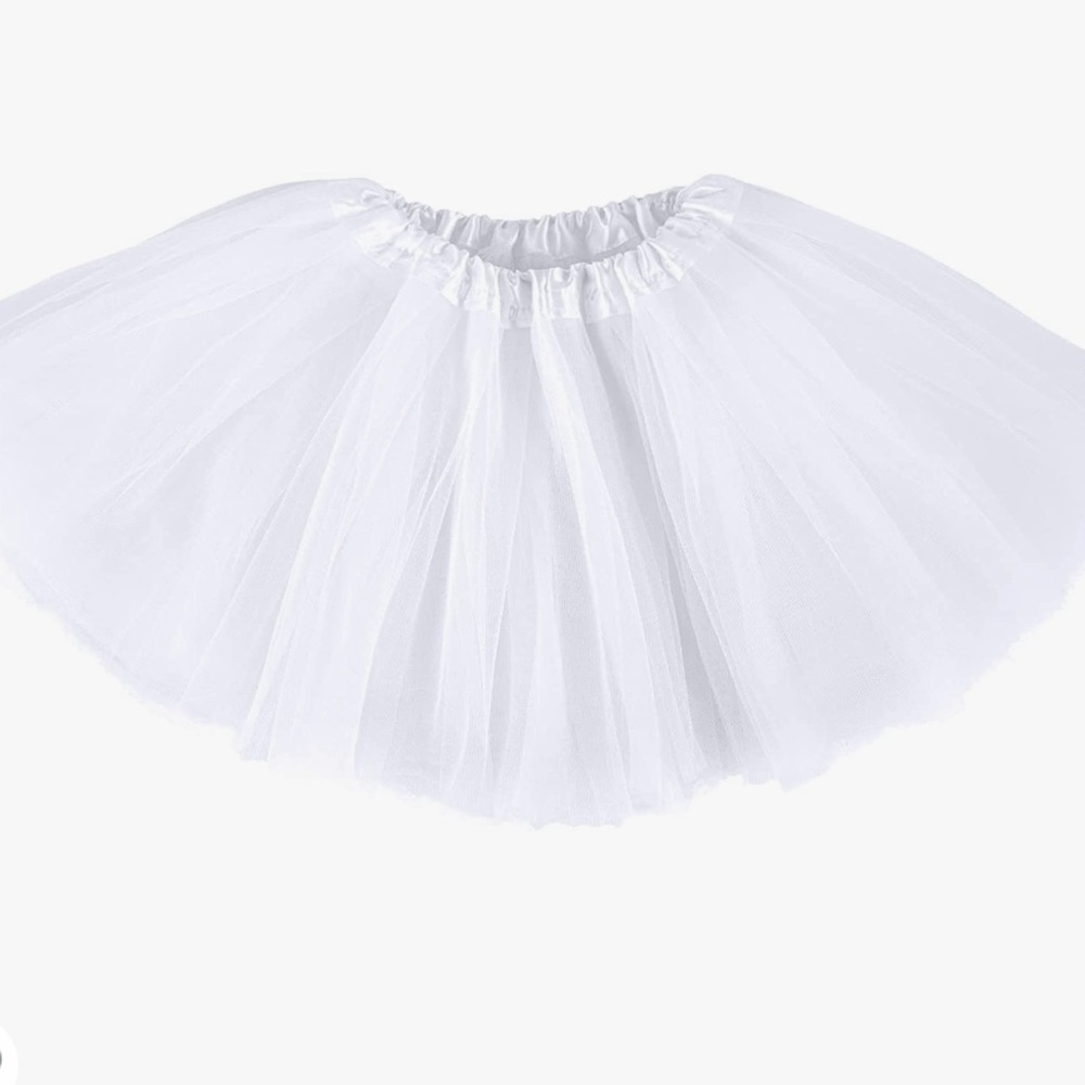 White Tutu Skirt. Size 2-5T. NEW